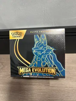 Pokemon TCG: Mega Evolution Elite Trainer Box ETB – Lucario | Brand New & Sealed - Image 1