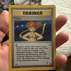 Pokemon TCG Gym Heroes Misty 018/132 Trainer Holo Rare Unlimited Edition EN - Image 2