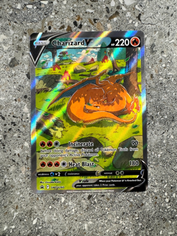 Pokemon TCG Cards Charizard V SWSH260 Alternate Art Black Star Promo NM - Image 1