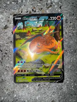 Pokemon TCG Cards Charizard V SWSH260 Alternate Art Black Star Promo NM - Image 3