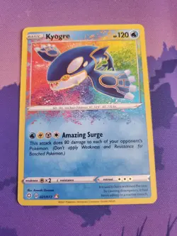 Pokemon TCG Kyogre 21/72 Amazing Rare Holo NM - Image 1