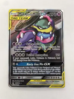 Pokemon - Muk & Alolan Muk GX *Alternate Art* Unbroken Bonds 197/214 - Image 1