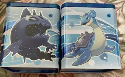 Pokemon 2022 TCG Stacking Water Pokemon Tin EMPTY-2 Included - Image 2