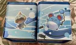 Pokemon 2022 TCG Stacking Water Pokemon Tin EMPTY-2 Included - Image 3