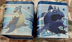 Pokemon 2022 TCG Stacking Water Pokemon Tin EMPTY-2 Included - Image 4