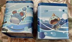 Pokemon 2022 TCG Stacking Water Pokemon Tin EMPTY-2 Included - Image 5
