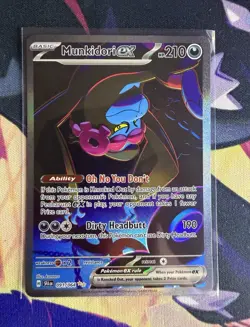 The Pokemon Company Munkidori ex 091/064 SV: Shrouded Fable Holo SIR 210HP - Image 1