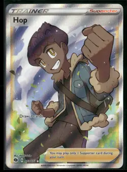 Pokemon Hop (Full Art) Ultra Rare 73/73 CHP Champion's Path NM - Image 1