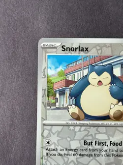 Pokemon Snorlax Twilight Masquerade #136/167 Uncommon Reverse Holo Near Mint - Image 3