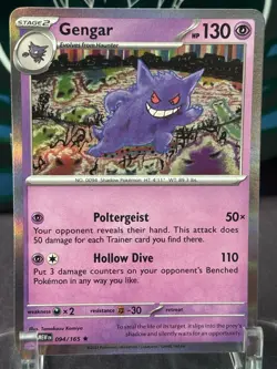 Pokemon Gengar SV:151 #094/165 Rare Holo LP - Image 1