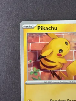 Pokemon Pikachu Temporal Forces #051/162 Common Near Mint - Image 3
