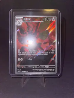 Pokemon TCG Scizor 205/197 SV03 Obsidian Flames Full Art Holo Ill Rare ENG - Image 3