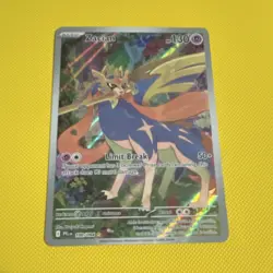 Pokemon TCG Zacian 100/094 Phantasmal Flames Holo Illus Rare - Image 1