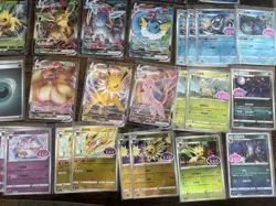2025 Pokemon Chinese Gem Pack Vol 2 Eevee Cards Holo Lot of 64 (Double Rares,etc - Image 2