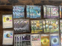 2025 Pokemon Chinese Gem Pack Vol 2 Eevee Cards Holo Lot of 64 (Double Rares,etc - Image 4