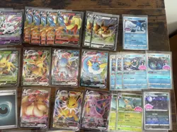 2025 Pokemon Chinese Gem Pack Vol 2 Eevee Cards Holo Lot of 64 (Double Rares,etc - Image 5