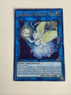Yugioh Protector of the Agents Moon x 3 - 1st Edition Ultra Rare NM Free Holo A - Image 3
