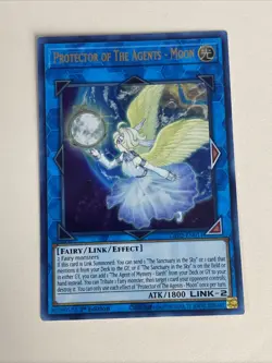 Yugioh Protector of the Agents Moon x 3 - 1st Edition Ultra Rare NM Free Holo A - Image 4