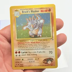 CARTA POKEMON BROCK‘S RHYDON HOLO 2/132 - ENG - GYM CHALLENGE - NEAR MINT - Image 2