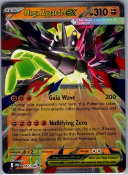 Mega Zygarde ex 047/088 ME03: Perfect Order - Pokemon Card - NM - Image 1
