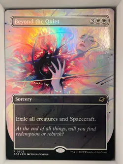Beyond the Quiet (Borderless) Foil R Edge of Eternities 303 NM - Image 1