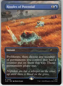 MTG Ripples of Potential NM Secret Lair Drop Series Magic 2453 - Image 1