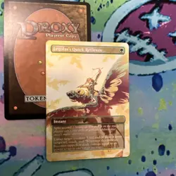Legolas’s Quick Reflexes Full Art Foil Mtg Play Test Card - Image 2
