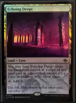 MTG Lost Caverns of Ixalan Echoing Deeps NM Foil (Rare) - Image 1