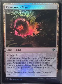 MTG Lost Caverns of Ixalan Cavernous Maw Foil (Uncommon) - Image 1