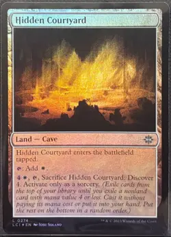 MTG Lost Caverns of Ixalan Hidden Courtyard Foil (Common) - Image 1