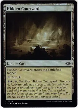 MTG Lost Caverns of Ixalan Hidden Courtyard Foil (Common) - Image 2