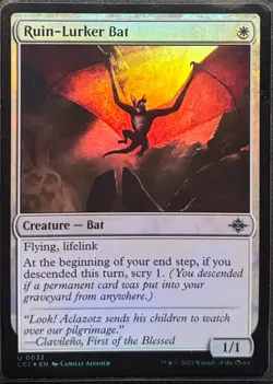 MTG Lost Caverns of Ixalan Ruin-Lurker Bat Foil (Uncommon) - Image 1