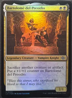 MTG Lost Caverns of Ixalan Bartolome del Presidio Foil (Uncommon) - Image 1