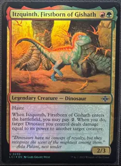 MTG Lost Caverns of Ixalan Itzquinth, Firstborn of Gishath Foil (Uncommon) - Image 1