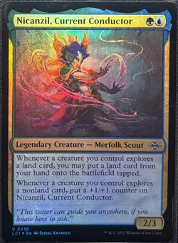 MTG Lost Caverns of Ixalan Nicanzil, Current Conductor Foil (Uncommon) - Image 1
