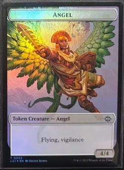 MTG Lost Caverns of Ixalan Copy/Angel Double-Sided Token Foil (Common) - Image 2