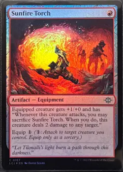 MTG The Lost Caverns of Ixalan Sunfire Torch Foil (Common) - Image 1