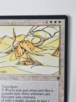 MTG 1995 Italian Legends ANTICO WURM DI TERRA Elder Land Wurm Rare NM+ - Image 3