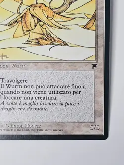 MTG 1995 Italian Legends ANTICO WURM DI TERRA Elder Land Wurm Rare NM+ - Image 4