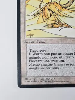 MTG 1995 Italian Legends ANTICO WURM DI TERRA Elder Land Wurm Rare NM+ - Image 5