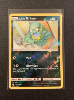 Alolan Grimer | 130/236 | Reverse Holo Common | S&M: Cosmic Eclipse | Pokemon - Image 1