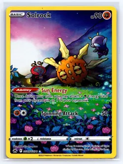 Solrock GG15/GG70 Holo Crown Zenith Galarian Gallery Pokemon Holo NM - Image 1