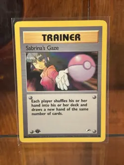 Sabrina's Gaze 125/132 Common Gym Heroes Pokemon 1st Edition NM/LP - Image 1