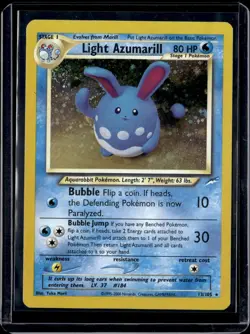 Pokemon Neo Destiny Light Azumarill 013/105 - Image 1