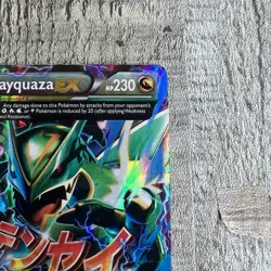 M Rayquaza EX 61/108 EX Roaring Skies Pokemon TCG (DMG) READ DESCRIPTION - Image 4