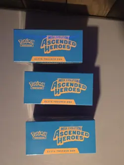 Pokemon TCG Ascended Heroes ETB - Lot Of 3 - Sealed / New - Image 5