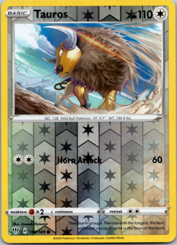 🔥Pokemon TCG - Tauros - 134/189 - Reverse Holo - Darkness Ablaze - NM🔥 - Image 1