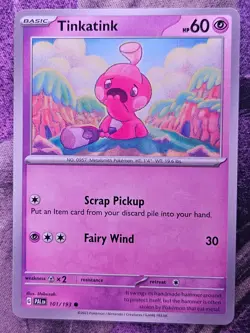Tinkatink 101/193 Common Paldea Evolved Pokemon Near Mint - Image 1