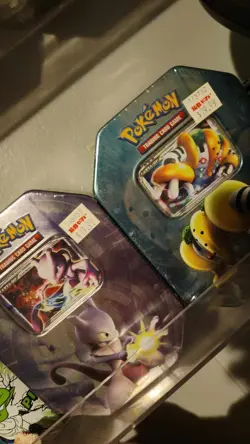 2008 holiday pokemon tin Regigigas and mewtwo - Image 1