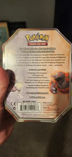 2008 holiday pokemon tin Regigigas and mewtwo - Image 4